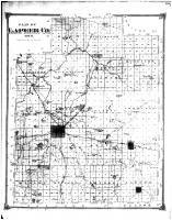 Lapeer County Map, Lapeer County 1874